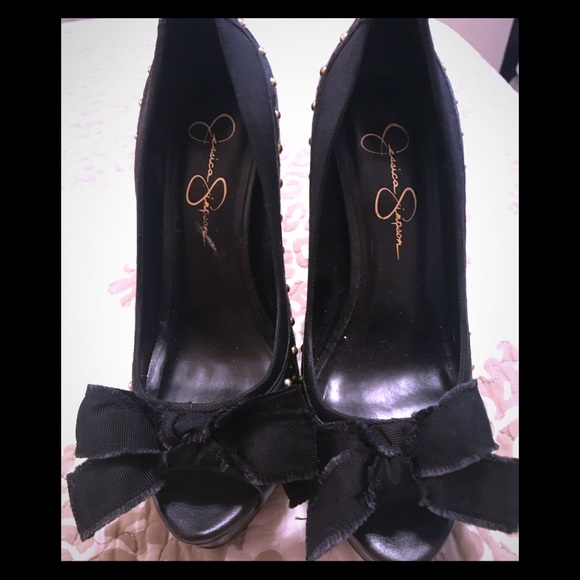 Jessica Simpson Peep Toe Stiletto Platform Heel - Picture 1 of 5